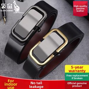 Kangaroo | Automatic Buckle Leather Belt