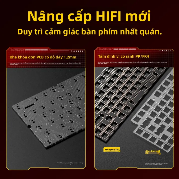 LEOBOG | Bàn phím cơ LEOBOG Hi75 Vỏ Nhôm CNC 3 Chế Độ Không Dây Bluetooth/2.4G, Có Núm Xoay, Layout 75% Build Sẵn Cho Gaming và Văn Phòng | BigBuy360 - bigbuy360.vn