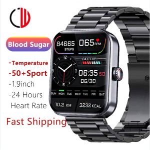 2025 New Xiaomi Smart Watch Blood Glucose Sugar 1.9 Inch 50+ Sport Smartwatch Men Women 24 Hours Heart Rate Fitness Tracker