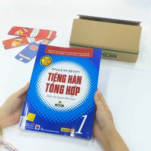 Sách - Tiếng Hàn tổng hợp dành cho người Việt Nam - sách bài học Sơ cấp 1 – bản màu - McBooks