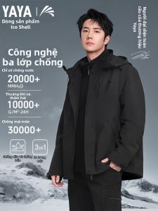 YAYA | Waterproof Windproof Stain Repellent Warm Down Jacket Men Short