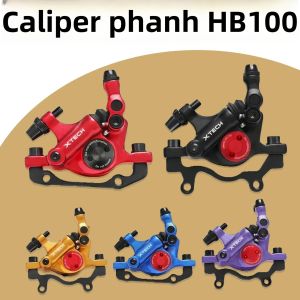 Bộ Kẹp Phanh Đĩa Thủy Lực ZOOM XTECH HB100 MTB 160mm Trước Sau Màu Đen Đỏ Dây Kéo Gấp Cho Xe Đạp Leo Núi