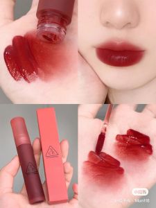 Son Môi 3ce Velvet Lip Glaze Mini Sample Velvet Water Spray Matte Long-lasting Lipstick Laydown Oolong Milk Tea Color