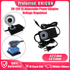 3V-12V Adjustable Power Adapter ON/OFF Adapter for 5.5*2.5mm 5.5*2.1mm DC plug US