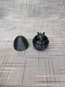 Dragon Year New Arrival 3D Printing Dragon Egg Dragon Baby Dragon Baby Decoration Model Gift Decorative Creative Trendy Childrens Play