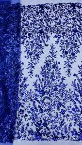 2026 African French Tulle Groom Lace Fabric 5 Yards High Quality Sequin Nigeria Lace Fabric African Mesh Lace Fabric For Wedding