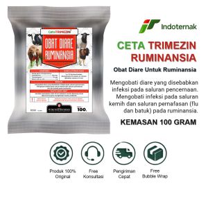 CETA TRIMEZIN RUMINANSIA - Obat Diare & Flu Untuk Ruminansia