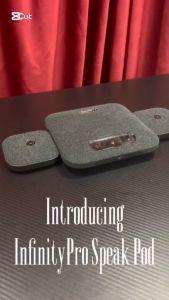 InfinityPro Speak POD Wireless Speakerphone Kit HiFi Audio Microphone Meeting Room Conference