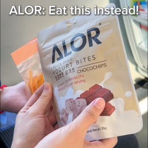 ALOR Yogurt Bites Kering Beku (15g/pek)/ ALOR Freeze Dried Yogurt Bites(15g/pack)