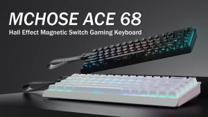 SKYWORTH x MCHOSE Ace68 Hall Effect Magnetic Switch 0.1ms Latency RGB 8K Hot-swappable Wired Gaming Keyboard