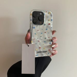 Shockproof Colored Polka Dot Soft Phone Case