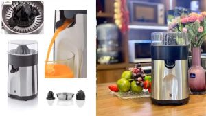 Máy Vắt Nước Cam Bằng Điện WMF Stelio Công Suất 85W Giúp Ép Cam Kiệt Đến 99% Chất Liệu Thép Không Gỉ Nhập Đức Bảo Hành 12 Tháng