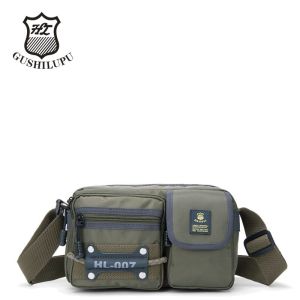 Gu Shi Lupu Henry 9035 New Outdoor Bag Mens Bag Shoulder Messenger Bag Horizontal Leisure Outdoor Travel Shoulder Bag