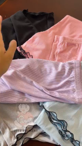 seluar perempuan panjang seluar panjang palazzo perempuan seluar panjang getah kids long pants palazzo girl wide leg pants wave cut design palazzo