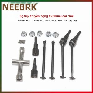 Bộ Trục Truyền Động Bằng Kim Loại Chải Xước Cho Xe RC Phụ Kiện Nâng Cấp Trục Truyền Động CVD Dành Cho SUCHIYU 16101 16102 16103 16210 - Phụ Tùng Kim Loại