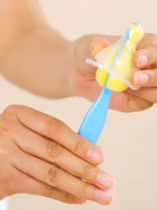 bộ 6 món Dụng cụ vệ sinh bình sữa Cọ Bọt Biển Rửa Bình Sữa Ống Hút Cho Bé Cọ Rửa Ly Cốc Cho Gia Đình Bàn chải làm sạch rơm rạ