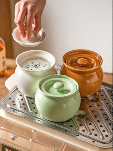 MODERN SWEETHOME | Portable Ceramic Pot for Home Soup Making 1 Person