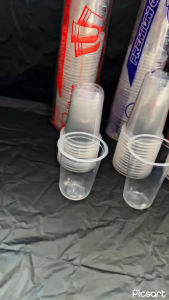 GELAS PLASTIK OZ GELAS BENING 16 OVAL 18 OVAL 22 OZ OVAL DATAR MEREK ALPHA ISI 1000 GELAS
