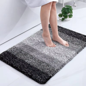VIKAMA Imitation Cashmere Carpet Long Hair Absorbent Mat Bathroom Mat Soft Floor Mat Simple Living Room Rug For Bedroom Home Dec
