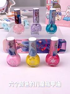 Tearable Disney Princess Kids Nail Polish Set Waterproof Manicure Set DIY Childrens Manicure Girl Birthday Gift