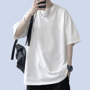 Áo Thun Nam Tay Ngắn Cotton Nguyên Chất Chất Lượng Cao Mùa Hè Phong Cách Mới Rộng Rãi Đa Năng Thời Trang Thường Ngày