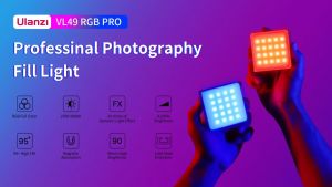 ULANZI VL49 RGB PRO 2500mAh Magnetic LED Video Camera Light
