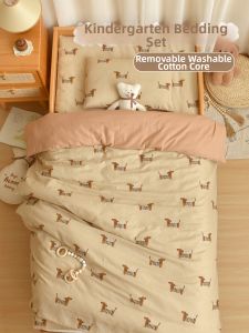 ANYOUBI | Child-friendly Cotton Muslin Bedding Set
