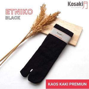 Kaos Kaki Muslimah Kaos Kaki Jempol Kaos Kaki Motif Timbul KOSAKI Etniko-HITAM