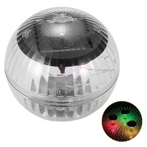 Solar Floating Pool Light IP44 Waterproof LED Solar Powered Glow Ball Night Lamp for Pools Pond Fountain Garden Party Decoration