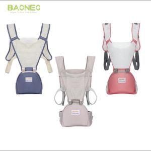 2 In 1 Multifunctional Breathable Baby Carrier With Hip Seat For 0-36 Months Baby