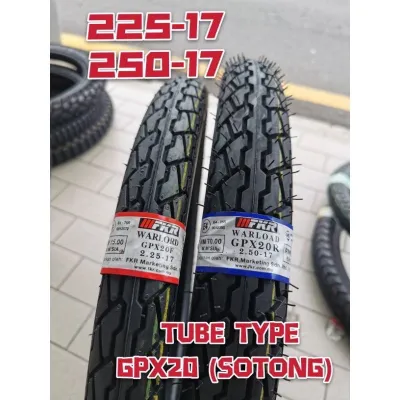 🔥🔥BIG SALES🔥🔥 [100% Original] [Combo Set] TAYAR FKR GPX20 [BUNGA SIME TYRE | BUNGA SOTONG] [2.25-17 | 2.50-17] TUBETYPE