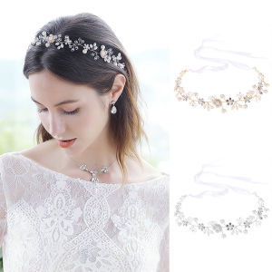 Attraction Female Pearl Hairband Wedding Party Hair Accessory Elegant Crown Head Wear