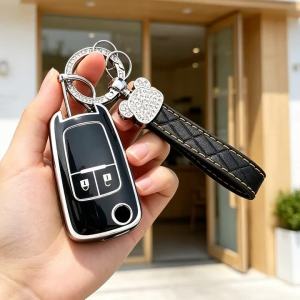 2 Buttons TPU Car Key Case for Chevrolet Cruze Epica Lova Camaro Impala Aveo Malibu Sail Orlando for Buick/Opel Auto Accessories