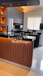 WPC Panel (PREMIUM) Panjang 3 dan 1 meter / WPC Panel Tipe GBB / Wallpanel uk Lebar 195cm