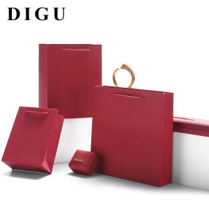 Thickened Copperplate Paper Jewelry Gift Bag Handheld DIGU Jewelry Packaging Bag Fashionable Storage Solution for Accessories