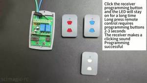 Clone MOTOSTAR RE532 RE534 CLICK 4M 4C CLICKSTAR 2 4 Garage Door Remote Control 433.92MHz Fixed Code Garage Door Opener