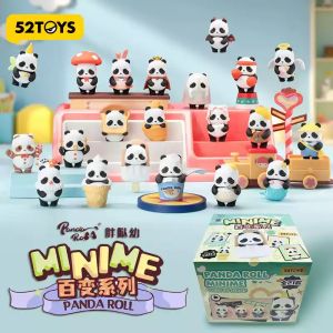 Genuine 52toys PandaRoll Fat Baby Minimum Versatile Series Blind Box Mini Cute Grain Trendy Play Girl Birthday Desktop Gift