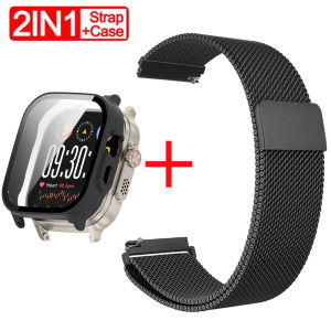 For Realme Watch 5 Milanese Loop+Tempered Glass Case For Realme Watch 5 Metal Bracelet Correa Band&Screen Protector Accessories