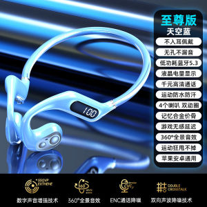 Long-Lasting Bluetooth Earphones Overhead Wearing Air Conduction Universal Non-In-Ear Bluetooth Headsets for All Users