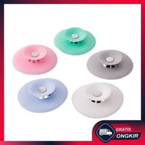 Gratis Ongkir - Saringan Wastafel Bentuk Bulat / Penutup Lubang Air Wastafel / Saringan Air Wastafel