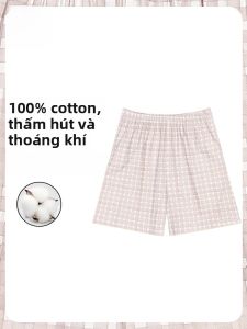 MiiOW | Quần short ngủ cotton nguyên chất MiiOW dành cho nữ mùa hè mỏng nhẹ thoáng khí quần áo mặc nhà thường ngày quần áo mặc nhà