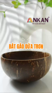 Bát Gáo Dừa Thân Thiện Với Môi Trường Dùng Để Ăn Ngũ Cốc Sữa Chua Hoa Quả