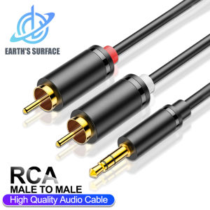 RCA Cable 3.5mm to 2RCA Splitter RCA Jack 3.5 Cable RCA Audio Cables for Smartphone Amplifier Home Theater TV Box AUX Cable RCA