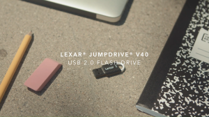 Lexar JumpDrive V40 32GB/64GB/128GB Plug-and-Play USB 2.0 Flash Drive - USB Storage for PC/Laptop