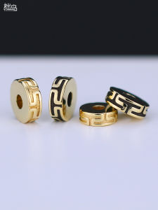 Pure Copper Metal Cut Beads for DIY Accessories Loose Beads for Bracelets and Pendants Clumsy Bird Brand