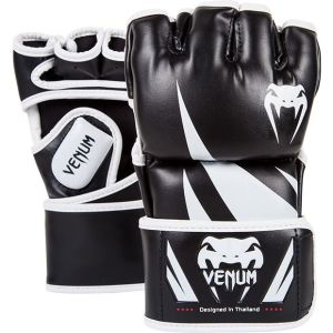 Venum "Challenger" MMA Gloves - Skintex Leather Black – S