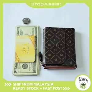 DROPASSIST 2086 READY STOCK Women Tri-Fold Short Wallet Purses Pouche Bag Wanita Perempuan Dompet Beg