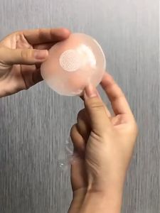 1 คู่ จุกปิดหัวนม ซิลิโคนปิดจุก เป็นหมอกซ้อน กาวแน่น ผิวเนียน