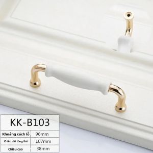 1 Cái Tay Nắm Tủ Bằng Gốm Sứ Trắng Hiện Đại Hợp Kim Kẽm Dùng Cho Tủ Bếp Ngăn Kéo - Tay Nắm Bằng Hợp Kim Kẽm & Gốm Sứ