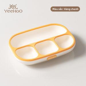 YeeHoO KIDS | Đĩa Cho Bé Ăn Có Hút Chân Không Silicone